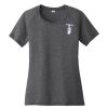 Ladies PosiCharge ® Tri Blend Wicking Scoop Neck Raglan Tee Thumbnail