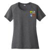 Ladies PosiCharge ® Tri Blend Wicking Scoop Neck Raglan Tee Thumbnail