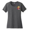 Ladies PosiCharge ® Tri Blend Wicking Scoop Neck Raglan Tee Thumbnail