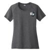 Ladies PosiCharge ® Tri Blend Wicking Scoop Neck Raglan Tee Thumbnail