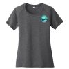 Ladies PosiCharge ® Tri Blend Wicking Scoop Neck Raglan Tee Thumbnail