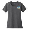Ladies PosiCharge ® Tri Blend Wicking Scoop Neck Raglan Tee Thumbnail