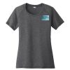Ladies PosiCharge ® Tri Blend Wicking Scoop Neck Raglan Tee Thumbnail