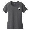 Ladies PosiCharge ® Tri Blend Wicking Scoop Neck Raglan Tee Thumbnail