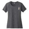 Ladies PosiCharge ® Tri Blend Wicking Scoop Neck Raglan Tee Thumbnail