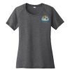 Ladies PosiCharge ® Tri Blend Wicking Scoop Neck Raglan Tee Thumbnail